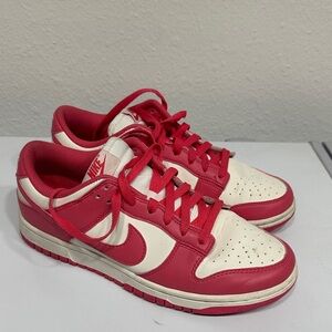 Nike Pink and White Sneakers